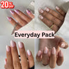 Bundle of four press on nail designs ith french and ude and ombre in lebanon best around beirut