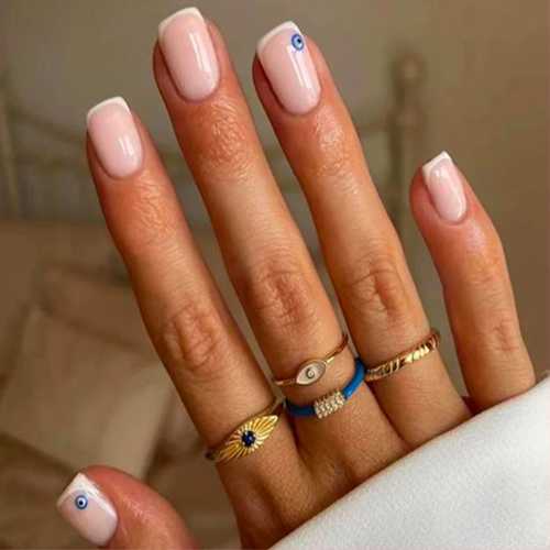 Elegant Impress Me nude press-on nails, designed for a natural yet polished appearance